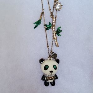 Betsey Johnson Panda Necklace